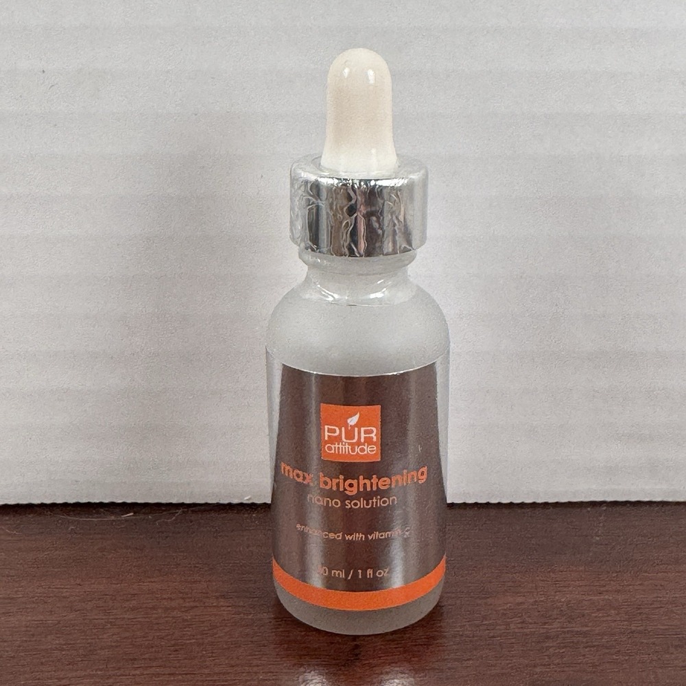 PUR Attitude Max Brightening Nano Solution Vitamin C Face Serum Dark Spots 30 ml